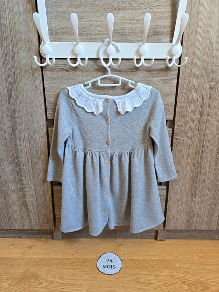 Vêtement Bébé Fille - Robe grise - Sergent Major - 24 mois 86 cm - photo numéro 7