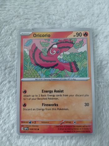 Carte Pokémon Oricorio