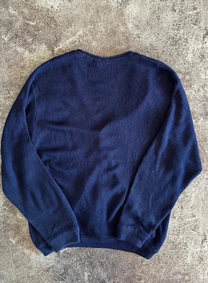 Cardigan gilet bleu homme Lacoste taille XXL Chaleco azul hombre Blaue Weste Strickjacke Herren - photo numéro 3