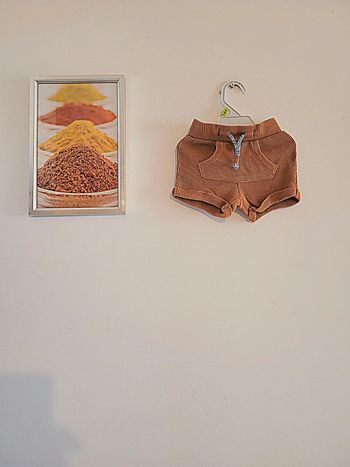 Short léger bébé garçon couleur marron