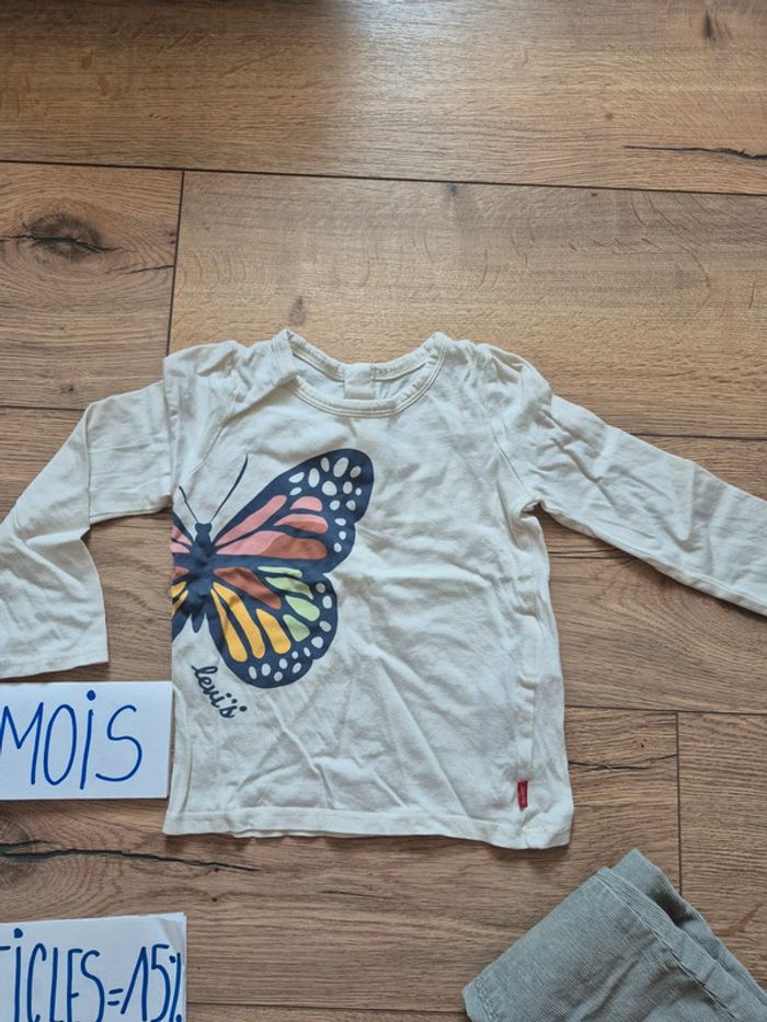 Ensemble tee-shirt manches longues et pantalon en velours Zara - photo numéro 7