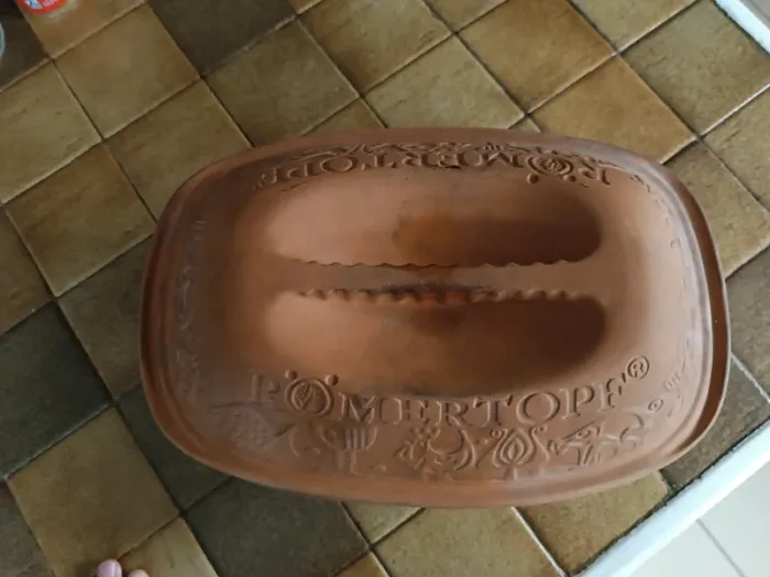 Cocotte römertopf en terre cuite - photo numéro 2
