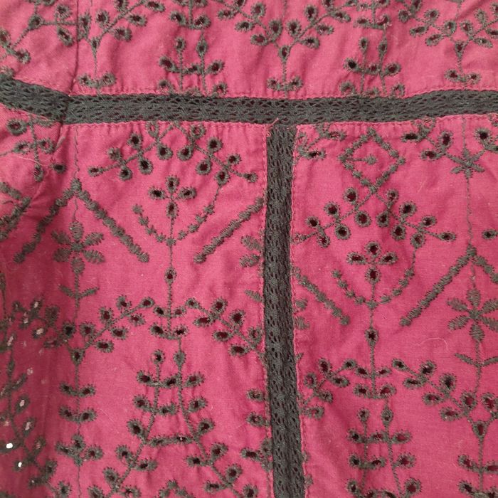 Zara - haut dentelle anglaise Taille M - photo numéro 3