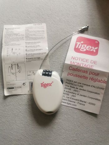Cadenas pour poussette réglable Tigex