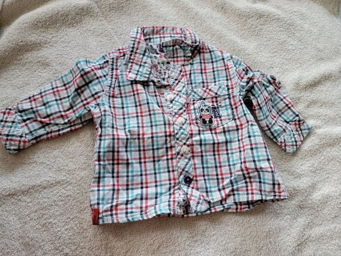 Lot de 4 tee-shirts manches longues 3 mois garçon - photo numéro 2