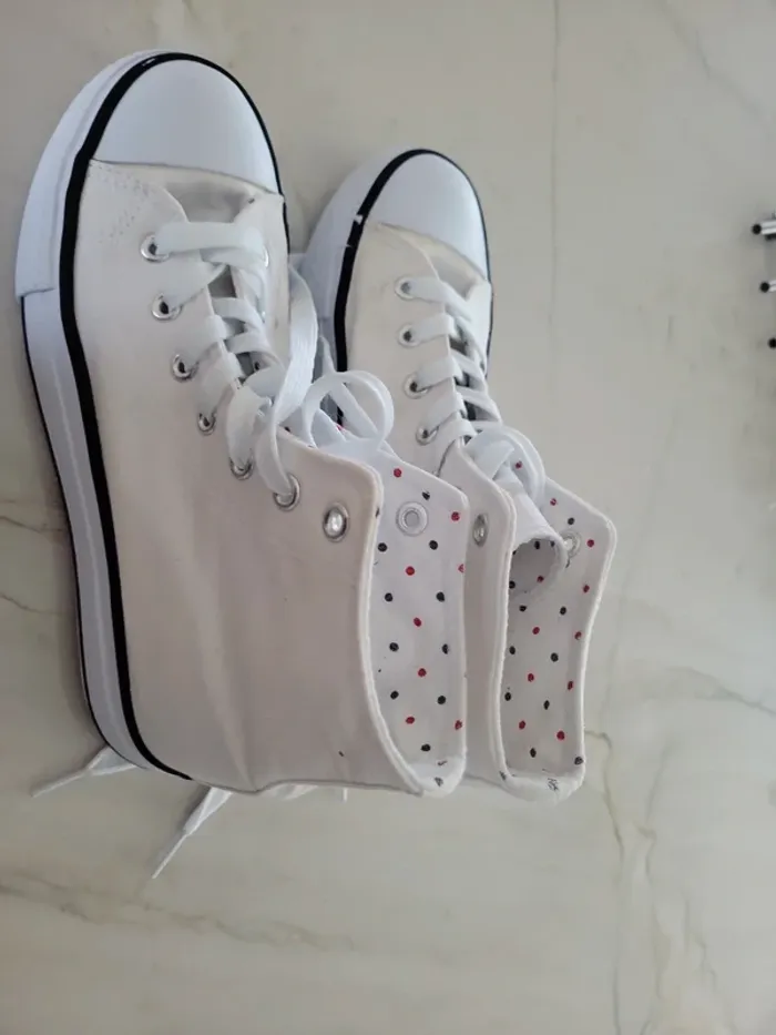Basket fille style converse - photo numéro 7