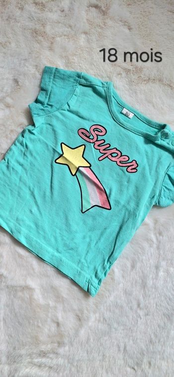 T-shirt MC taille 18 mois