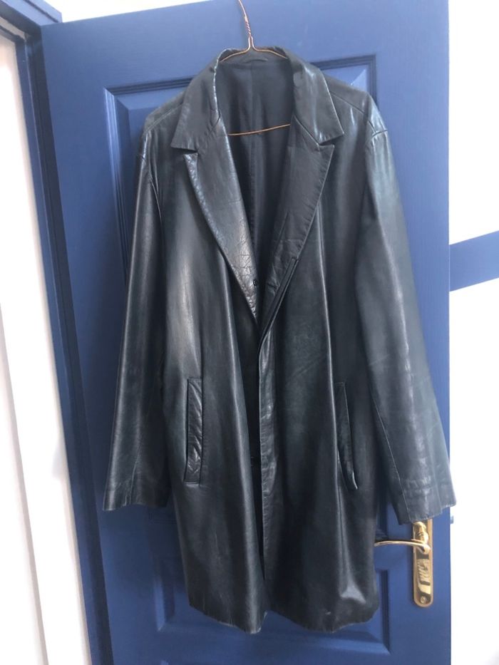 Manteau cuir