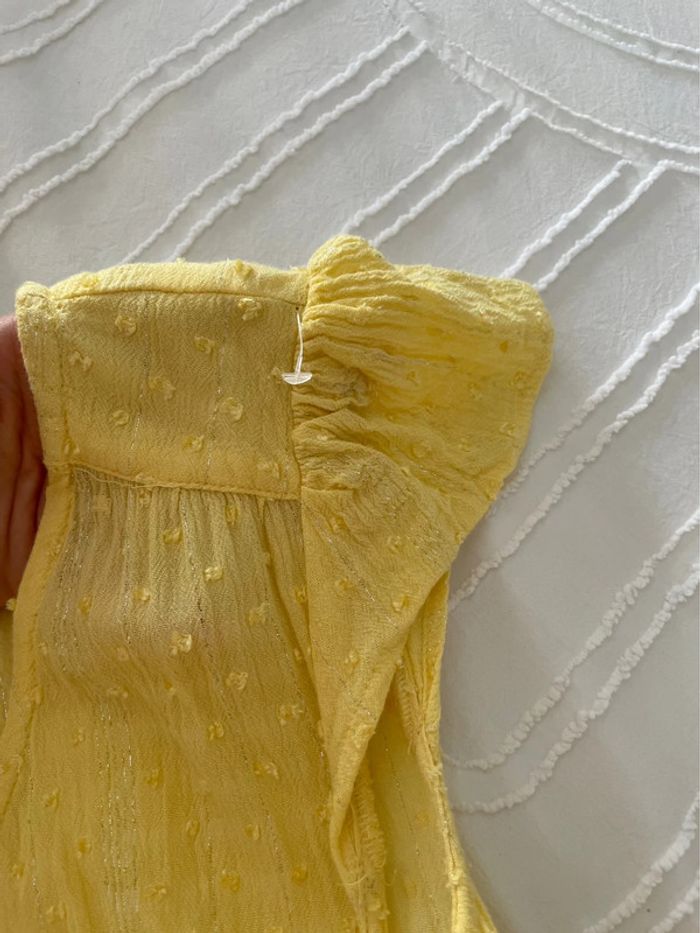 Robe longue bohème jaune 36 neuf - photo numéro 4