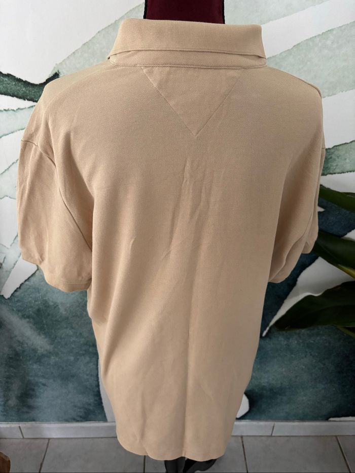 Polo tommy hilfiger homme beige - photo numéro 4