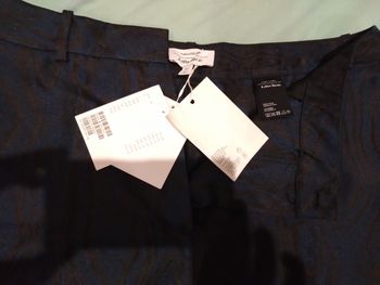 Pantalon noir et bleu irisé 44 Other Stories