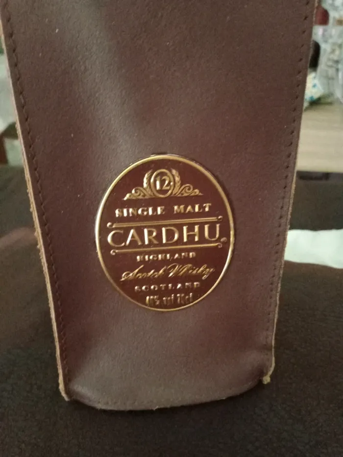 Sac étui à bouteille en cuir cardhu vintage - photo numéro 2
