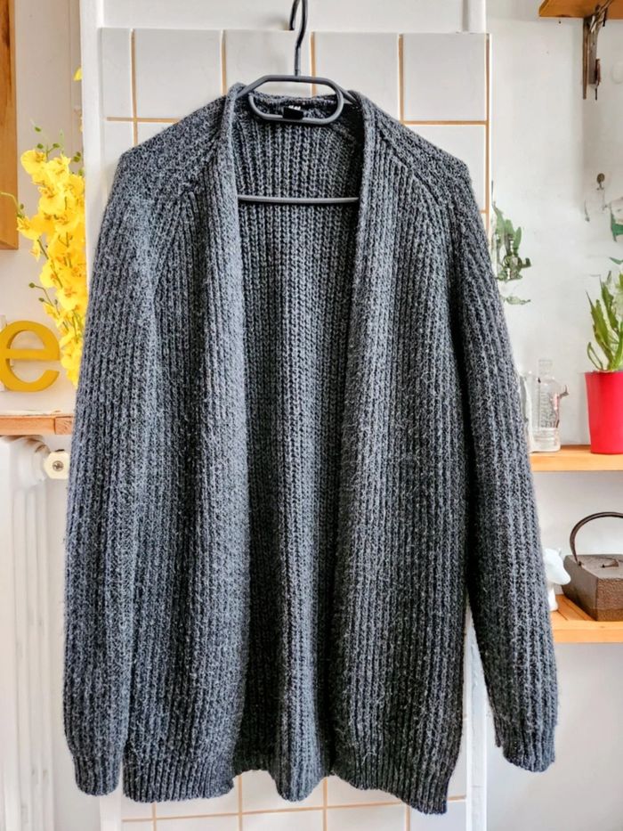 Veste chaude grise h&m