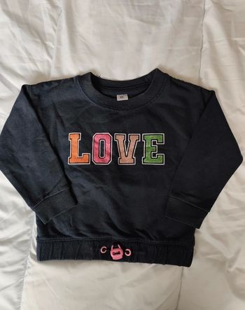 Sweat Love 🦄 Taille 92 cm 