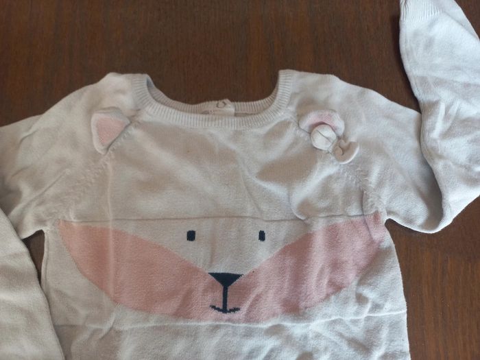 Joli pull ourson 3 ans mes petits cailloux - photo numéro 4