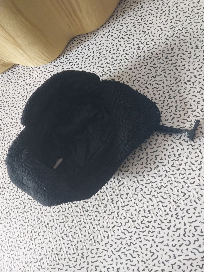 Chapka hiver noire 49 cm - photo numéro 2