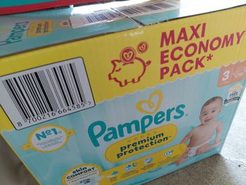 Pampers maxipack premium taille 3 