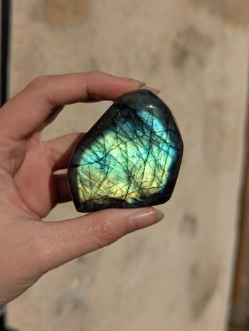 Labradorite polie forme libre 