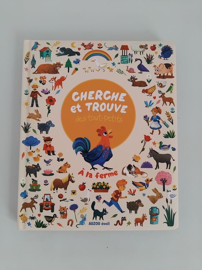 CHERCHE ET TROUVE Livre des Tout Petits A la Ferme 🐔