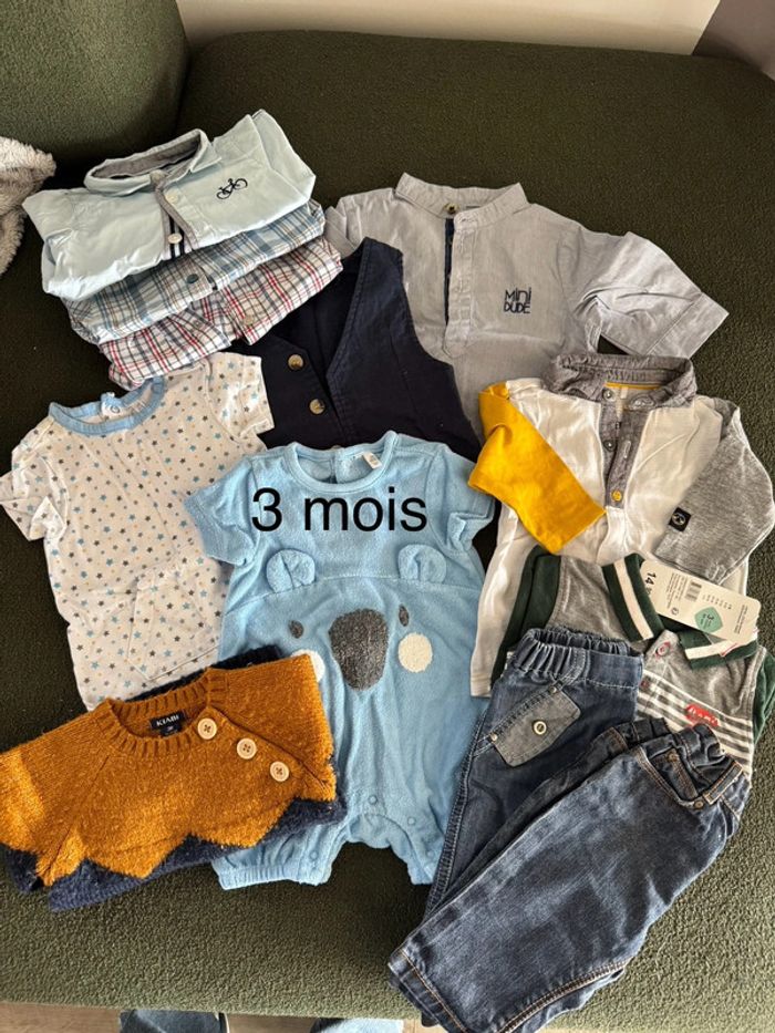 Lot vêtements 3 mois
