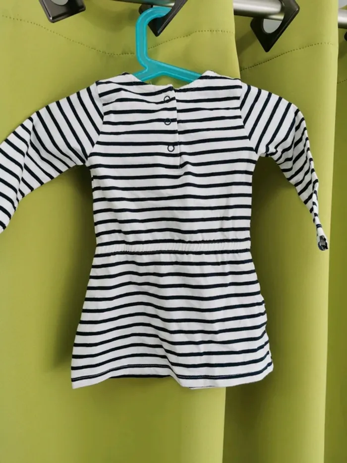 Robe rayée Tape à l'oeil 9 mois - photo numéro 2