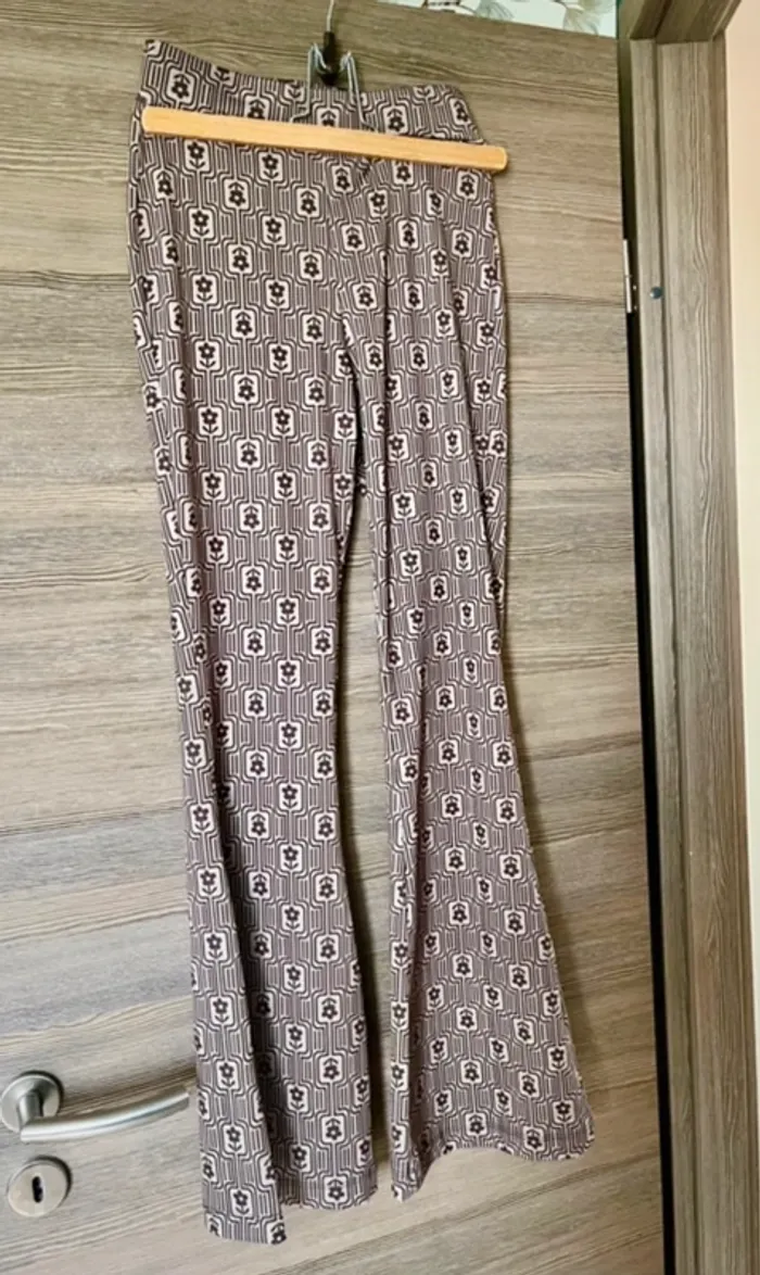 Pantalon flare 70's vintage hippie S - photo numéro 3