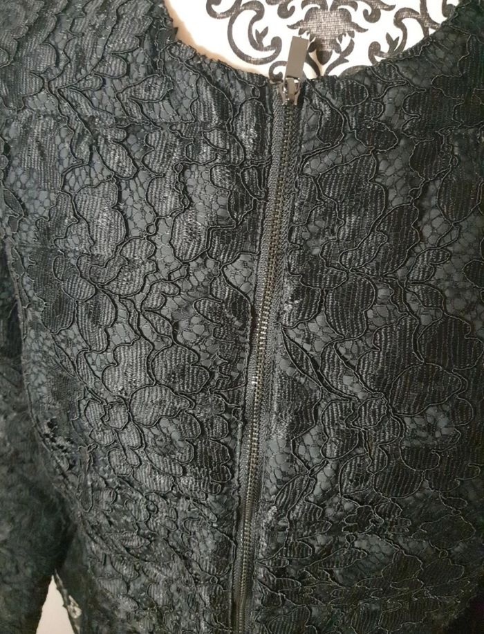 Veste dentelle matelassée - photo numéro 3