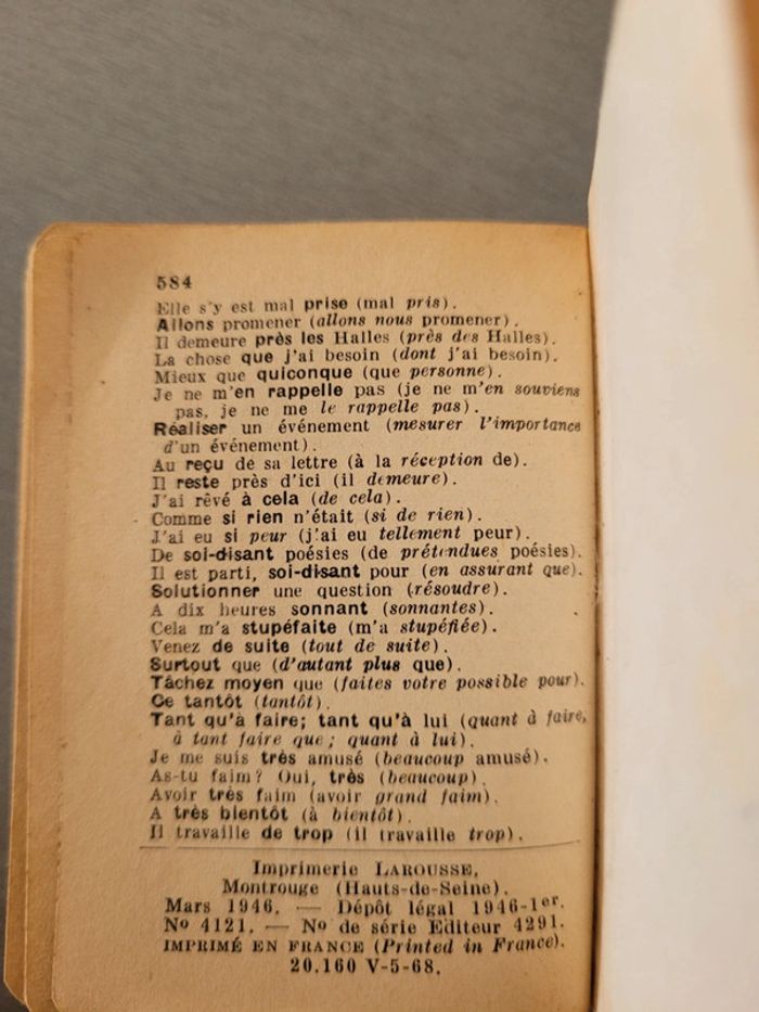 Livre Le plus petit larousse 1968 - photo numéro 4