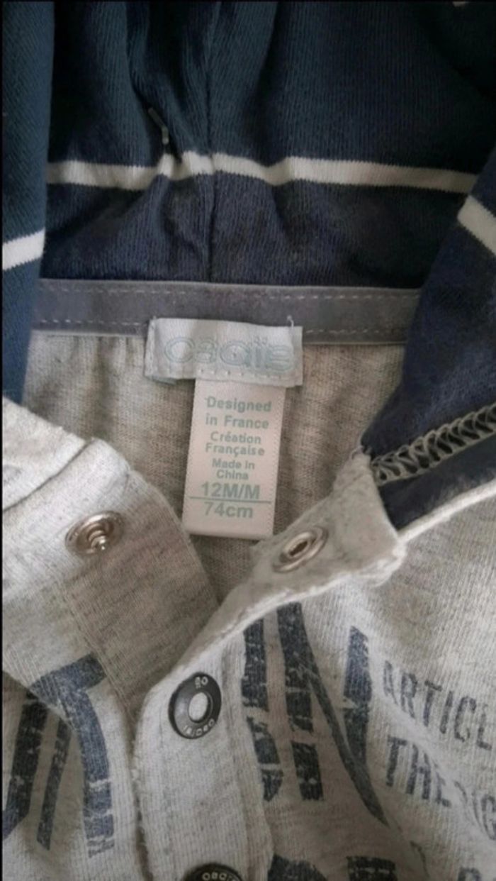 T-shirt Obaïbi 12 mois - photo numéro 3