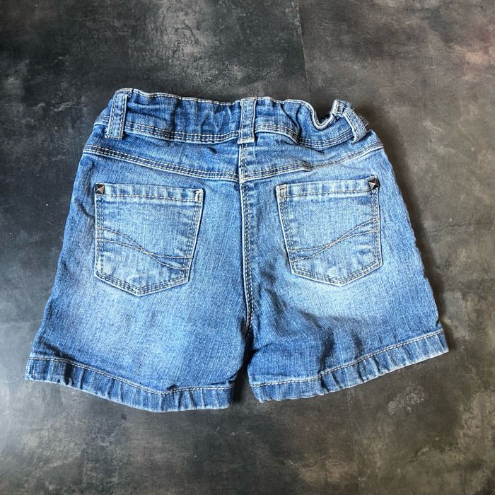 Short en jeans bouton strass 2 ans Punkidz - photo numéro 5