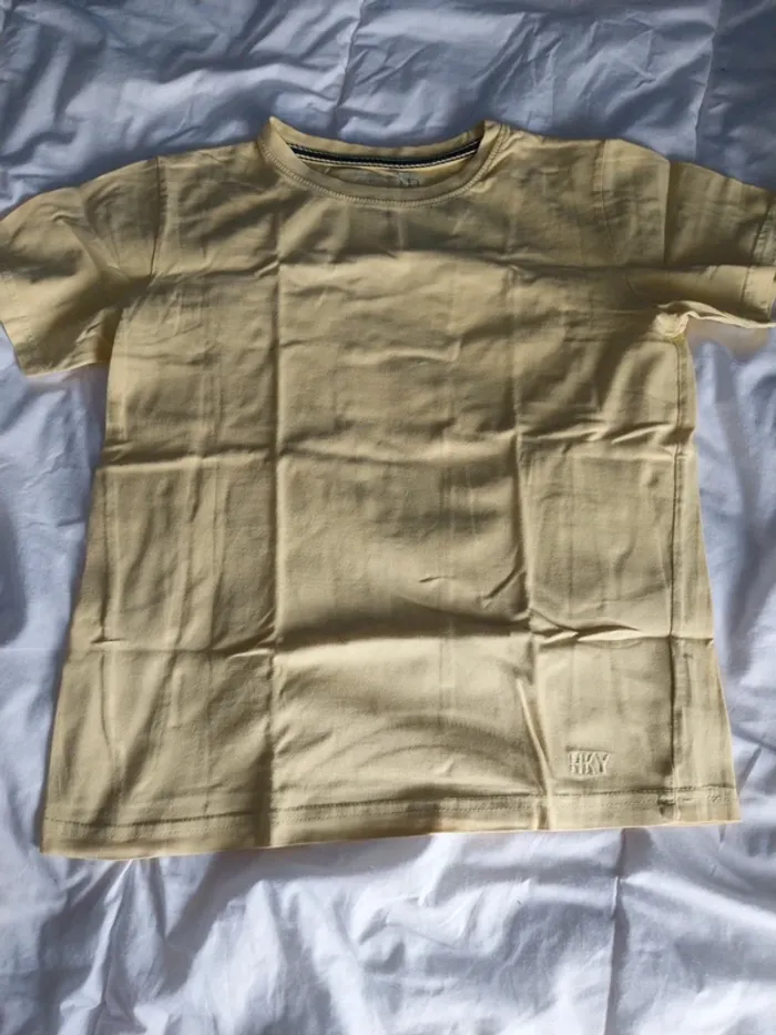 Tee shirt jaune soleil T10A - photo numéro 2