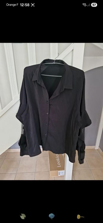 Chemisier noir sans marque