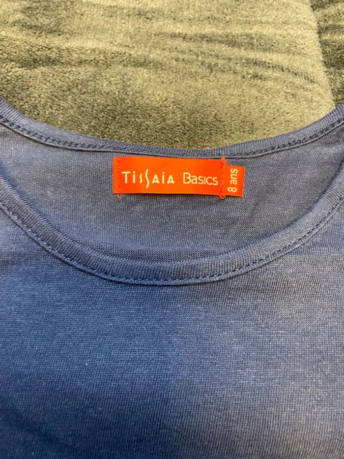 Tee shirt marine neuf 8 ans - photo numéro 2