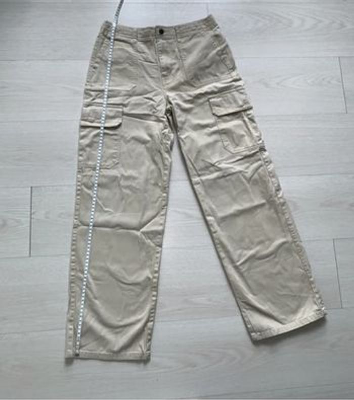 Jean Baggy beige Galerie Lafayette - photo numéro 3