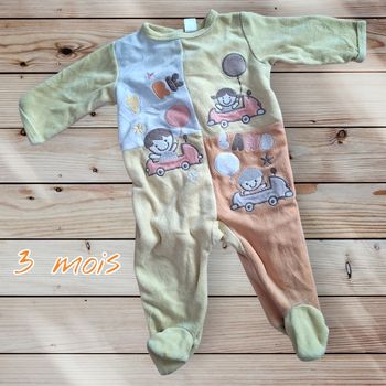 🌈👶Pyjama velours bébé TEX 👶🌈