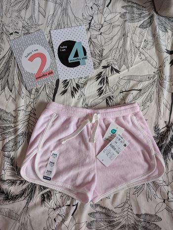 Short éponge Kiabi 24 mois neuf