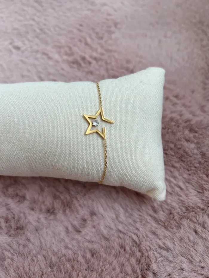 Bracelet étoile acier inoxydable