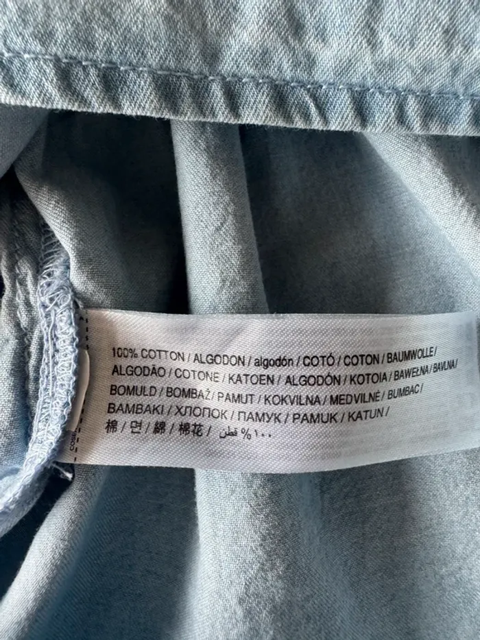 Jupe en jeans légers volants - Taille 2/3 Ans - photo numéro 5
