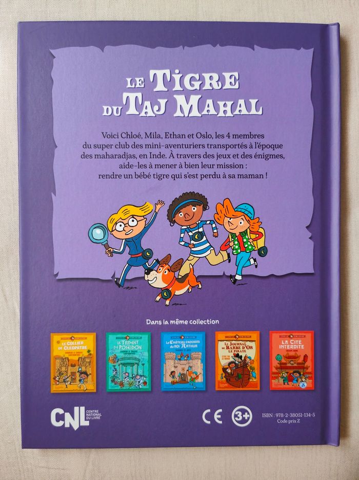 NEUF Livre "Le Tigre du Taj Mahal"
Cherche et trouve - collection Mc Donalds éditions Hachette Jeunesse - photo numéro 2