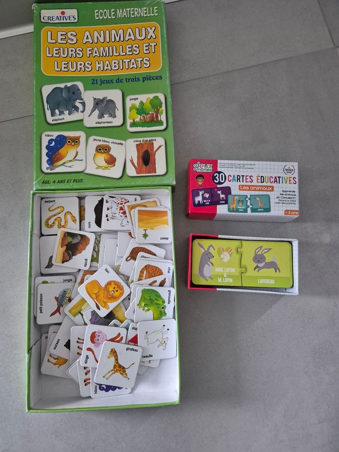 Lot 2 jeux éducatifs sur les animaux - photo numéro 3