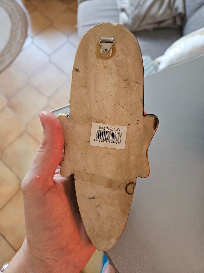 Tête decoration en bois - photo numéro 2