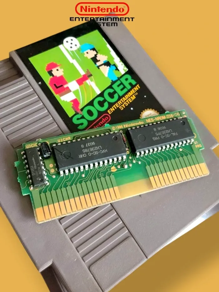 Lot 2 jeux cartouche Nintendo Nes – WWF WrestleMania + Soccer - photo numéro 5
