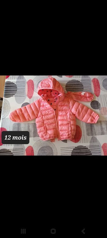 Doudoune 👧 taille 12 mois