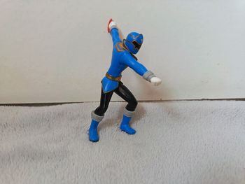 Figurine Power Rangers Super Megaforce - Ranger Bleu (10 cm)