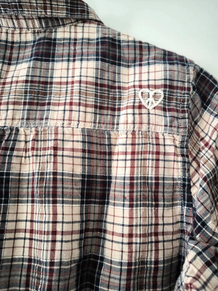 Robe tunique chemise à carreaux IKKS – Taille L - photo numéro 6