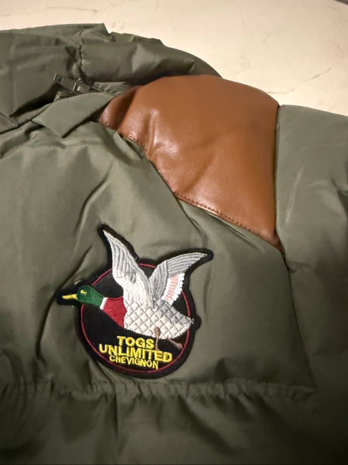 Doudoune chevignon kaki XL - photo numéro 5