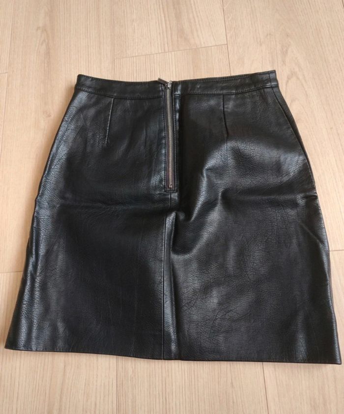 Mini Jupe smili cuir taille 34 - photo numéro 3