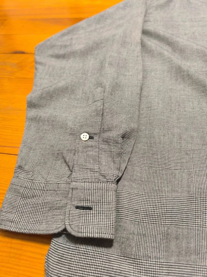 Chemise à carreaux - Ralph Lauren - Mc Meel - Logo brodé noir - Noir, blanc - Taille XL - photo numéro 10