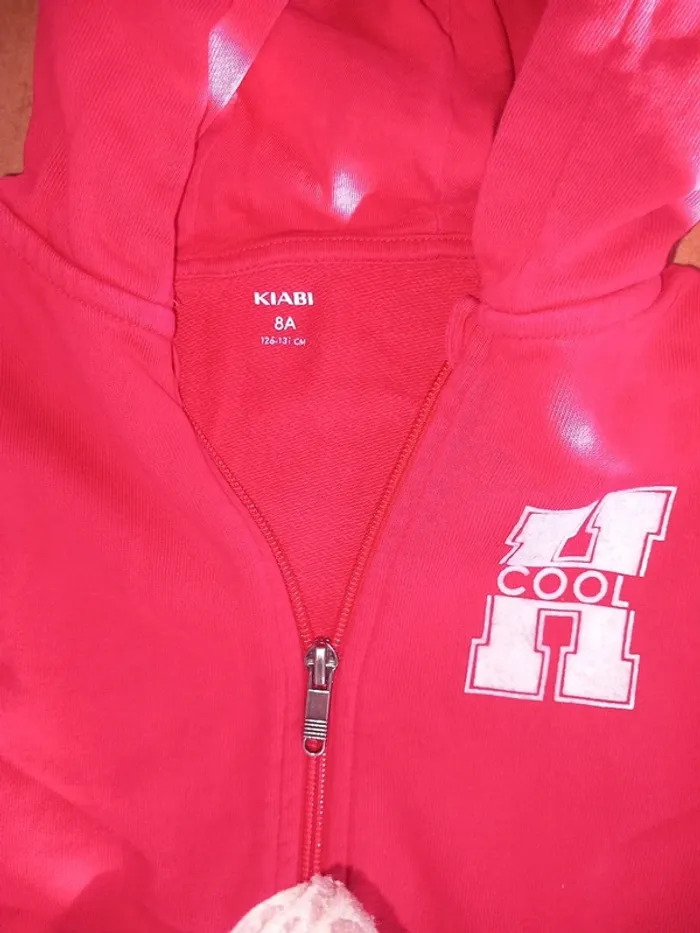 Gilet zippé à capuche Kiabi - photo numéro 3