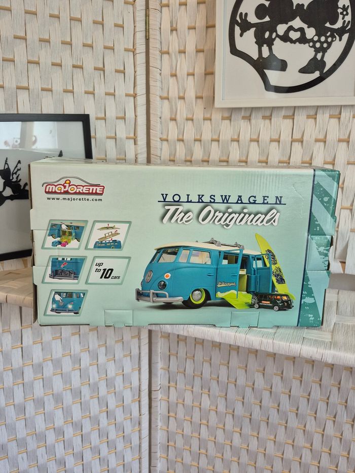 💕Jolie bus Volkswagen VW the originals T1 Carry Case Majorette - photo numéro 6